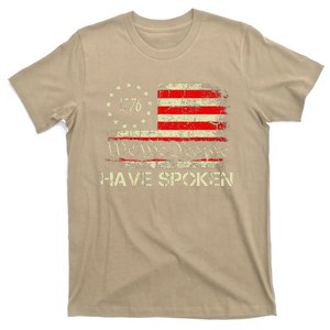 American Flag 1776 We The People Have Spoken Trump 2024 T-Shirt