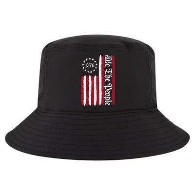 American Flag 1776 We The People Founding Fathers Constitution Cool Comfort Performance Bucket Hat