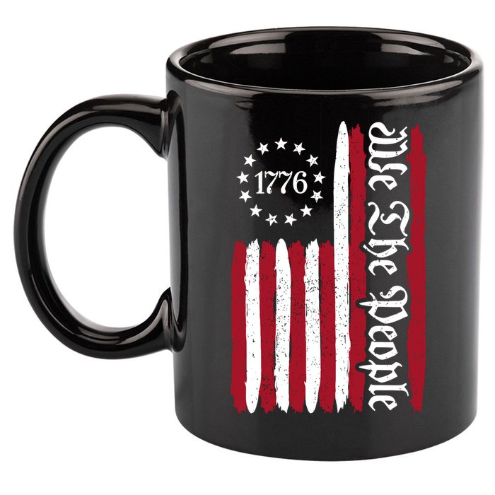 American Flag 1776 We The People Founding Fathers Constitution 11oz C Handle Ceramic Mug