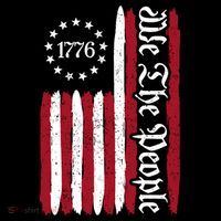 American Flag 1776 We The People Founding Fathers Constitution 16 in Basic Backpack