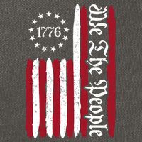 American Flag 1776 We The People Founding Fathers Constitution Cotton Canvas Backpack
