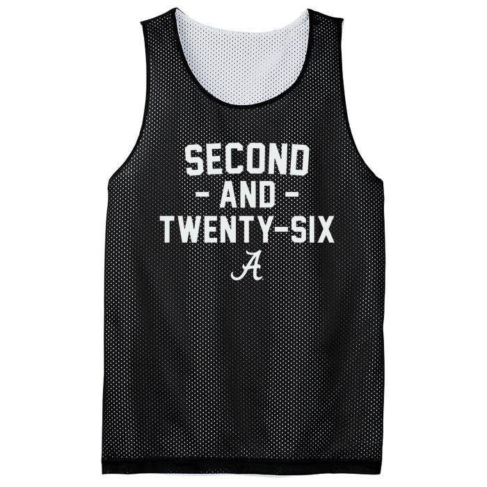 Alabama Football 2nd 26 Mesh Reversible Basketball Jersey Tank