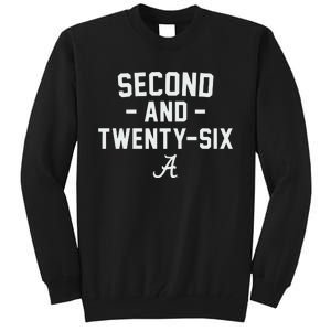 Alabama Football 2nd 26 Tall Sweatshirt