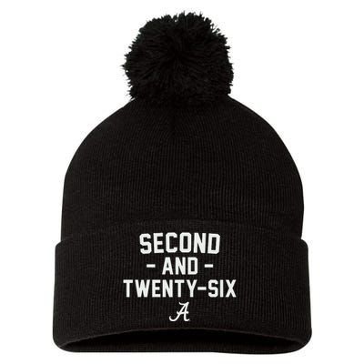 Alabama Football 2nd 26 Pom Pom 12in Knit Beanie