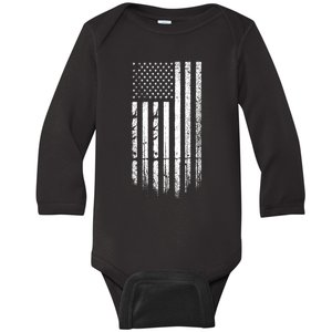 American Flag 4th Of July USA Boy Teens Baby Long Sleeve Bodysuit