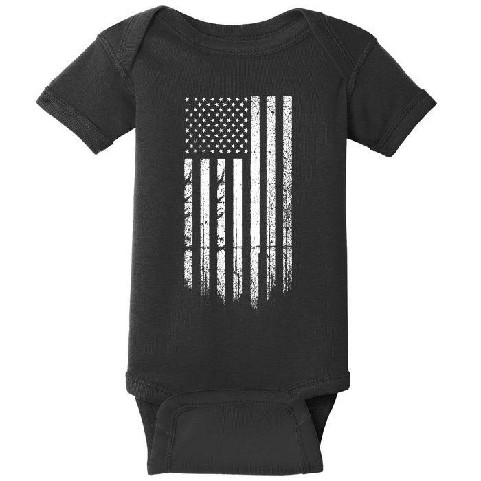 American Flag 4th Of July USA Boy Teens Baby Bodysuit