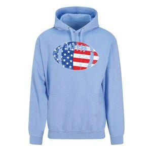 American Football 4th July Usa Flag Patriotic Gift Unisex Surf Hoodie