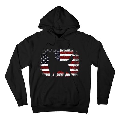 American Flag 4th of July Golden Retriever Dad Mom Dog Lover Hoodie