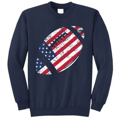 American Football 4th July American Flag Patriotic Gift Sweatshirt