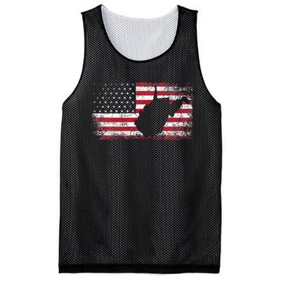 American Flag 4th Of July West Virginia Wv Mesh Reversible Basketball Jersey Tank