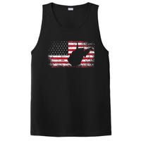 American Flag 4th Of July West Virginia Wv PosiCharge Competitor Tank