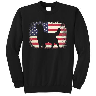 American Flag 4th of July Golden Retriever Dad Mom Dog Lover Sweatshirt