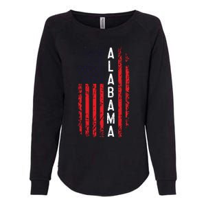 Alabama Flag 4th Of July American Alabaman Patriotic Womens California Wash Sweatshirt