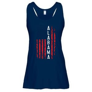 Alabama Flag 4th Of July American Alabaman Patriotic Ladies Essential Flowy Tank