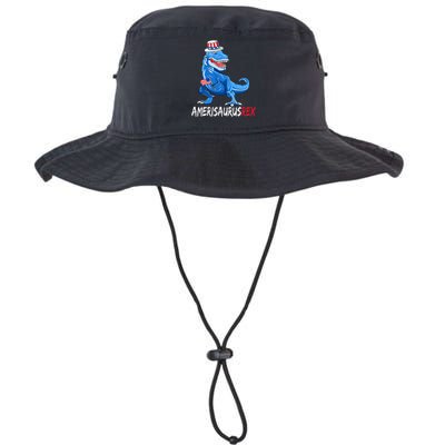 American Flag 4th of July T Rex Dinosaur Amerisaurus Rex Legacy Cool Fit Booney Bucket Hat