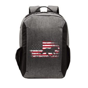 American Flag 4th Of July Horse Patriotic Vector Backpack