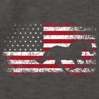 American Flag 4th Of July Horse Patriotic Vector Backpack