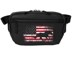 American Flag 4th Of July Horse Patriotic Crossbody Pack