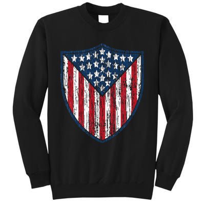 American Flag 4th Of July USA Veteran Military Army Soldier Sweatshirt