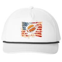 American football 4th Of July USA American Flag Snapback Five-Panel Rope Hat