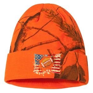 American football 4th Of July USA American Flag Kati Licensed 12" Camo Beanie