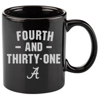 Alabama Football 4th And 31 11oz C Handle Ceramic Mug