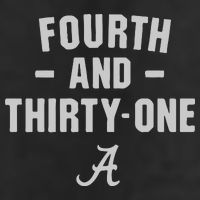 Alabama Football 4th And 31 11oz C Handle Ceramic Mug