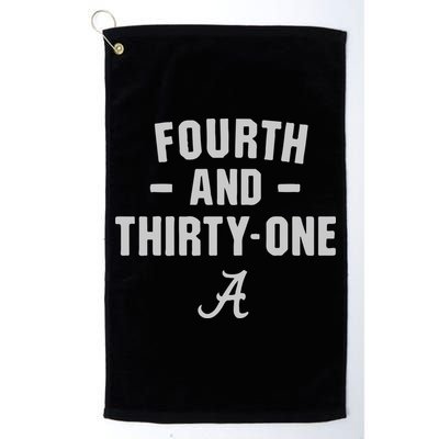 Alabama Football 4th And 31 Golf Towel