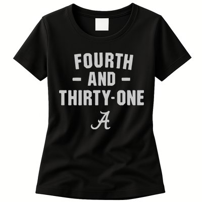 Alabama Football 4th And 31 Womens T-Shirt