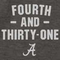 Alabama Football 4th And 31 Vector Backpack