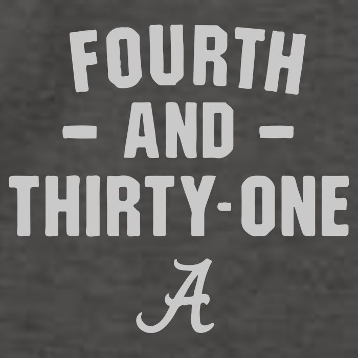 Alabama Football 4th And 31 Vector Backpack