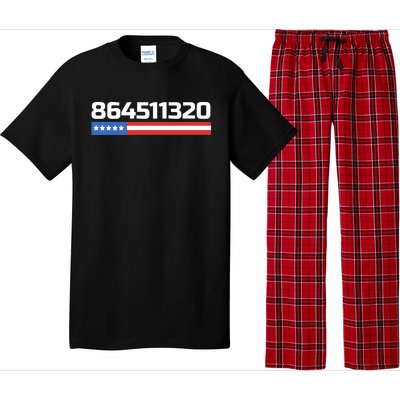 American Flag 86 45 11 3 20 Anti Trump 2020 86 45 Great Gift Pajama Set