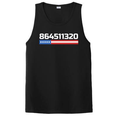 American Flag 86 45 11 3 20 Anti Trump 2020 86 45 Great Gift PosiCharge Competitor Tank