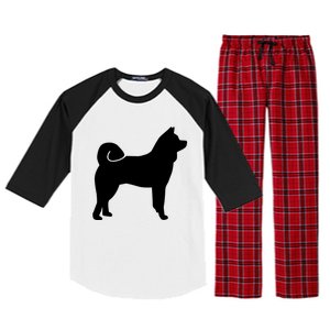 Akita Funny Raglan Sleeve Pajama Set