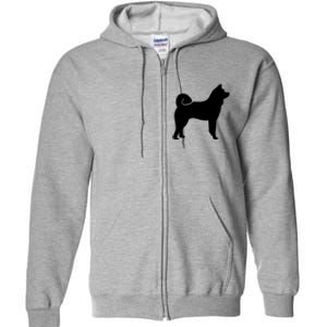 Akita Funny Full Zip Hoodie