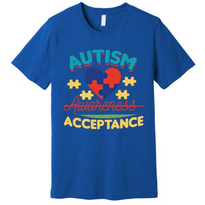 Acceptance For Autism Awareness Gift Premium T-Shirt