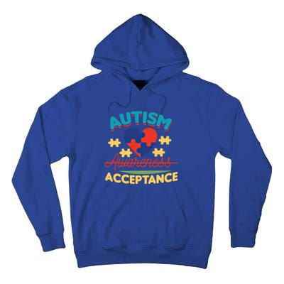 Acceptance For Autism Awareness Gift Tall Hoodie