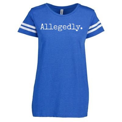 Allegedly Funny Attorney Funny Lawyer Enza Ladies Jersey Football T-Shirt