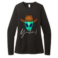 Alien Funny Alien Alien Lover Alien Cow Alien Humor Womens CVC Long Sleeve Shirt