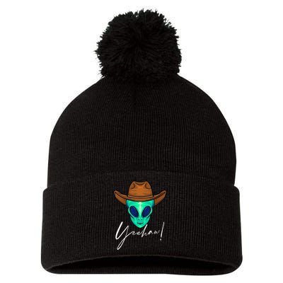 Alien Funny Alien Alien Lover Alien Cow Alien Humor Pom Pom 12in Knit Beanie