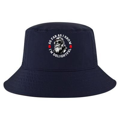 As Far As I Know I'M Delightful Monkey Saying Quote Cool Comfort Performance Bucket Hat