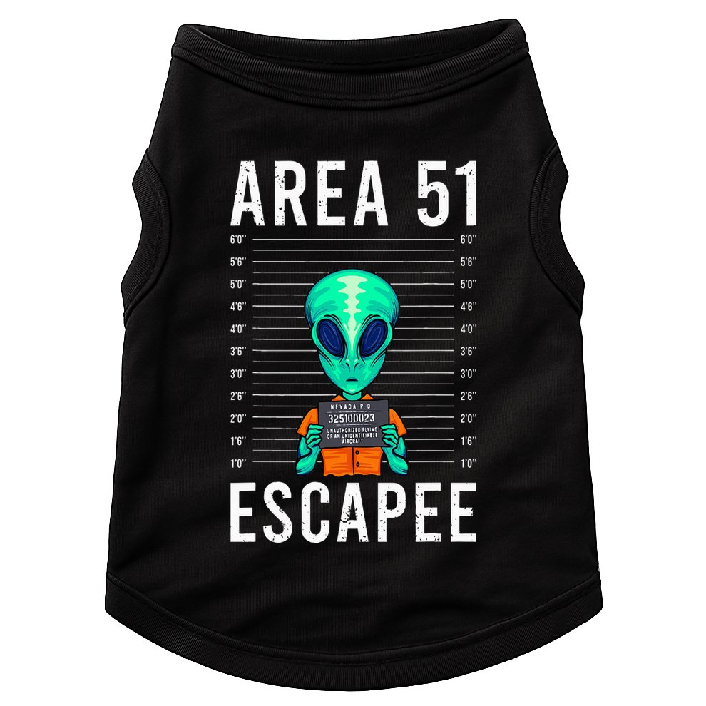 Alien Funny Alien Lover UFO Area 51 Alien Humor Alien Doggie Tank