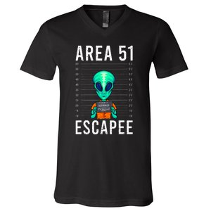 Alien Funny Alien Lover UFO Area 51 Alien Humor Alien V-Neck T-Shirt