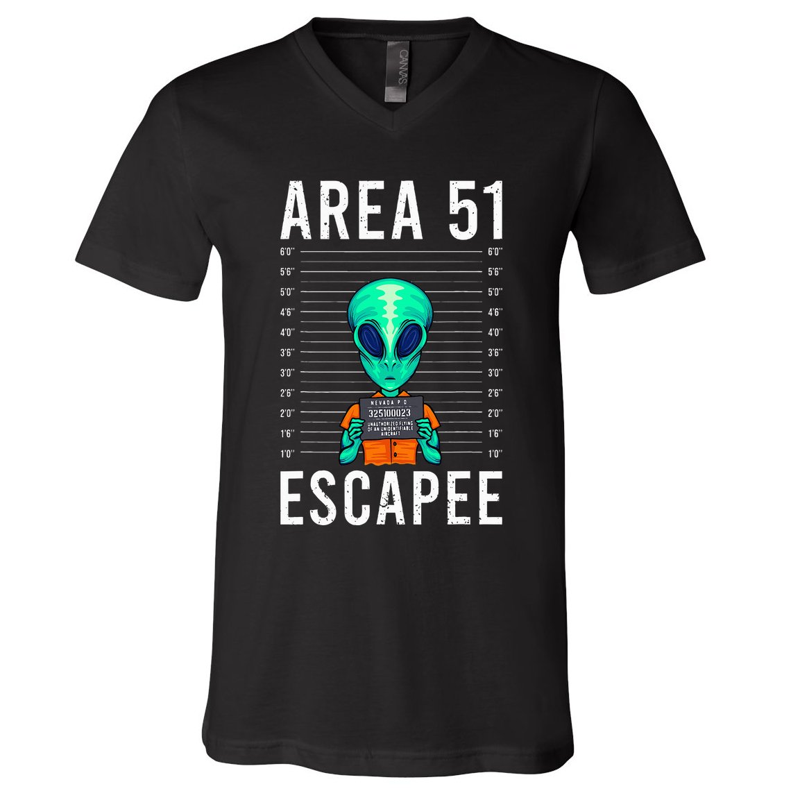Alien Funny Alien Lover UFO Area 51 Alien Humor Alien V-Neck T-Shirt