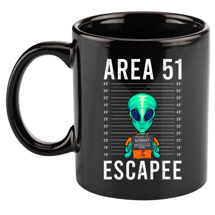 Alien Funny Alien Lover UFO Area 51 Alien Humor Alien 11oz C Handle Ceramic Mug