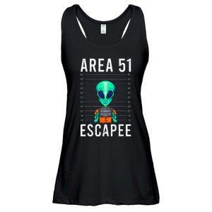 Alien Funny Alien Lover UFO Area 51 Alien Humor Alien Ladies Essential Flowy Tank