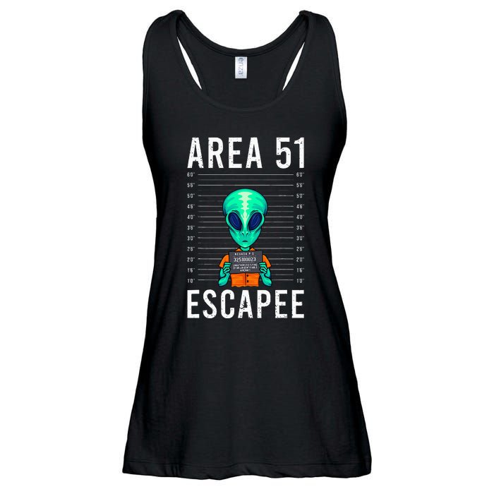 Alien Funny Alien Lover UFO Area 51 Alien Humor Alien Ladies Essential Flowy Tank