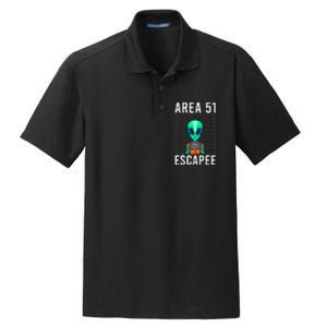 Alien Funny Alien Lover UFO Area 51 Alien Humor Alien Dry Zone Grid Polo