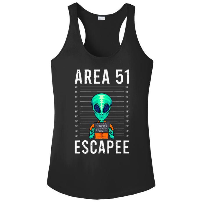 Alien Funny Alien Lover UFO Area 51 Alien Humor Alien Ladies PosiCharge Competitor Racerback Tank