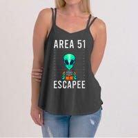 Alien Funny Alien Lover UFO Area 51 Alien Humor Alien Women's Strappy Tank